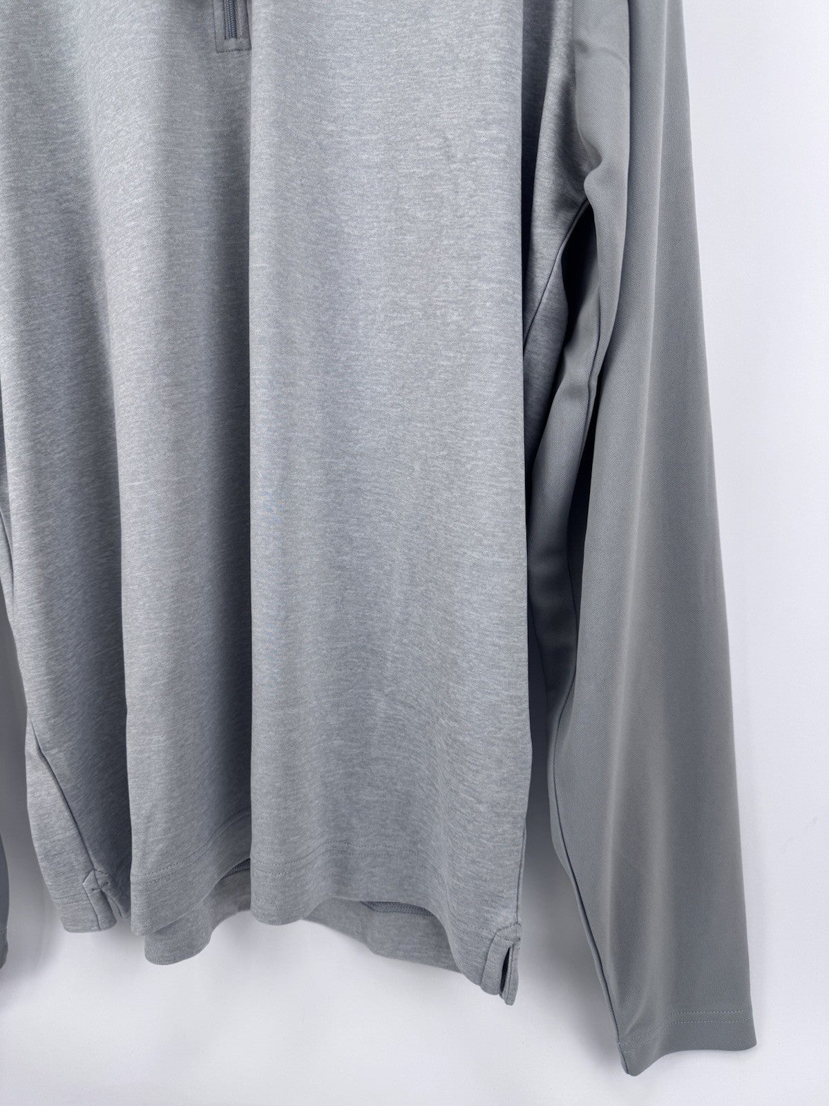 FootJoy Tonal Heather Chill-Out Men's Golf Pullover XXL Grey Quarter Zip/317084