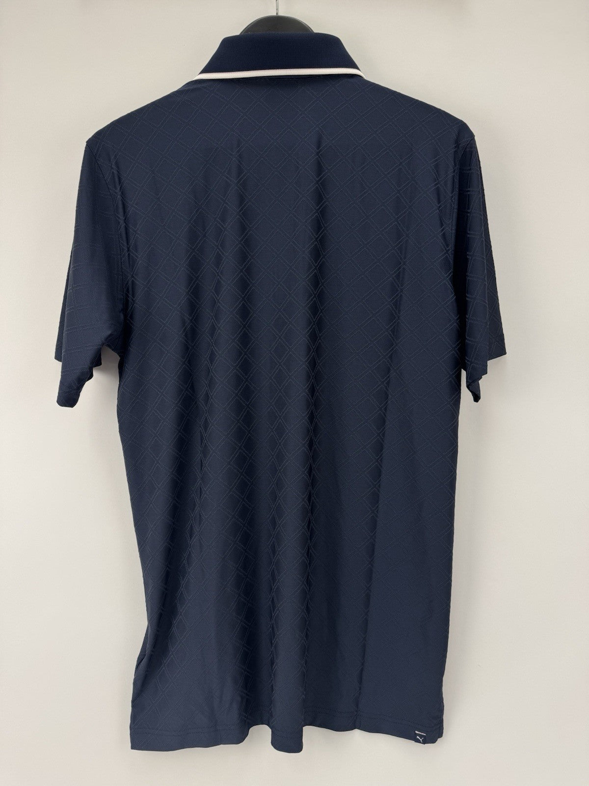 PUMA X Arnold Palmer Tipped Jac Golf Polo Shirt Men's Size UK Medium Navy/352975