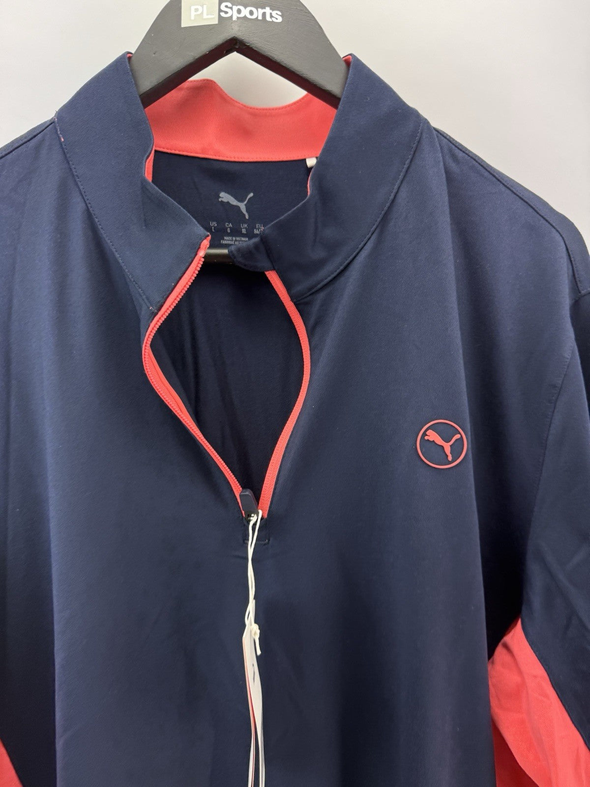Puma Golf 1/4 Zip Pure 2.0 Pullover Mens UK XL /Navy /New /294943