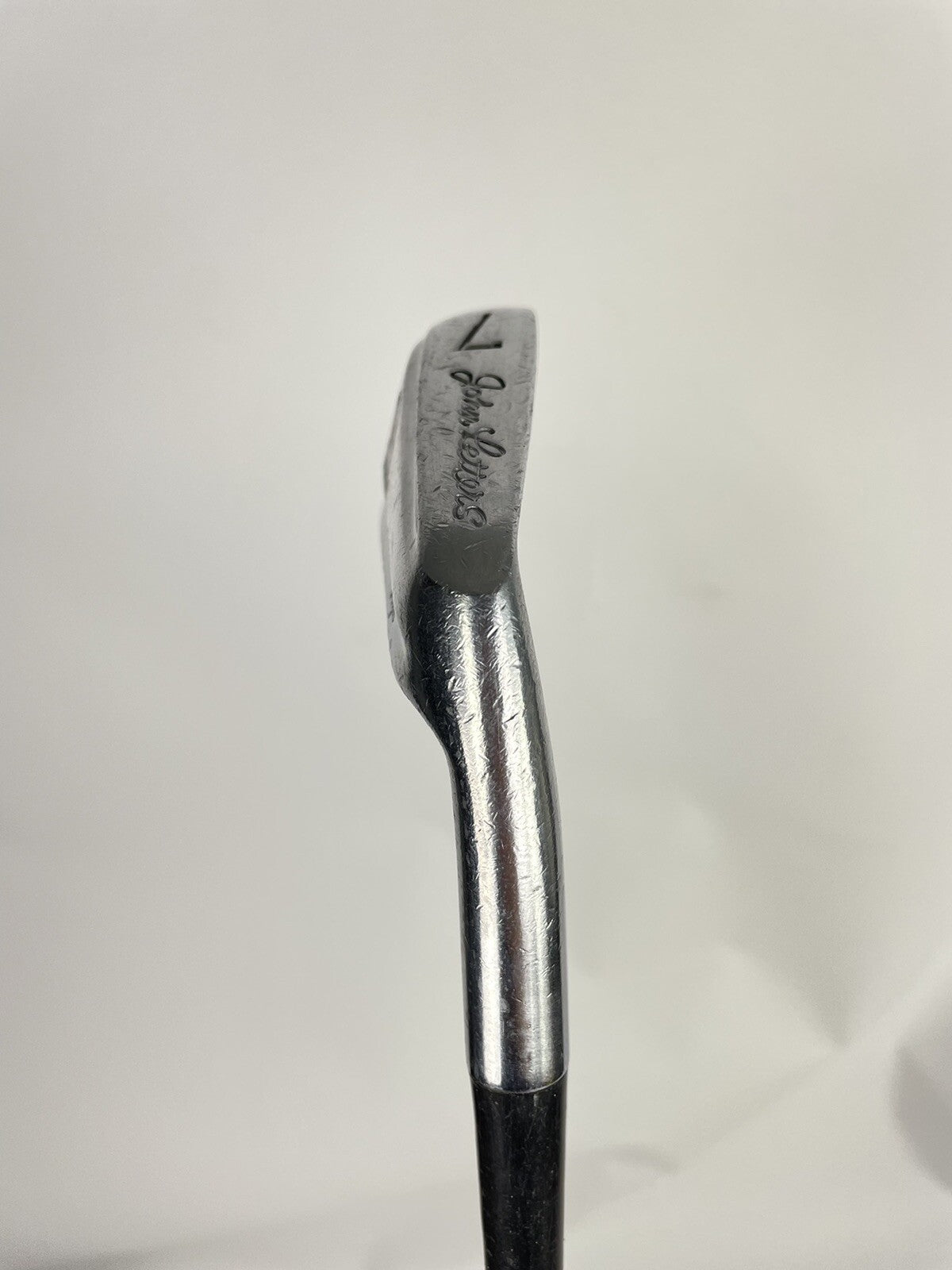 John Letters Pga 7 Iron European Tour Forged Stiff Flex Steel /New Grip /01164