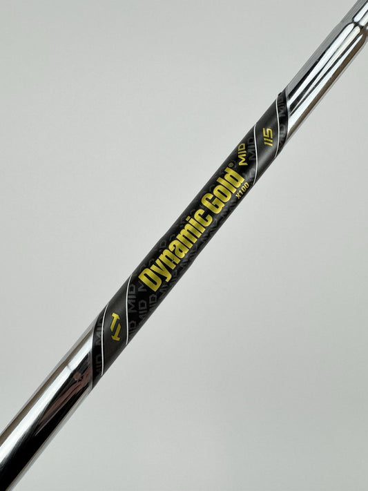 Dynamic Gold Mid 115 Iron Shaft X100 X Flex Steel 35.25” /0.355 Tapered /327010