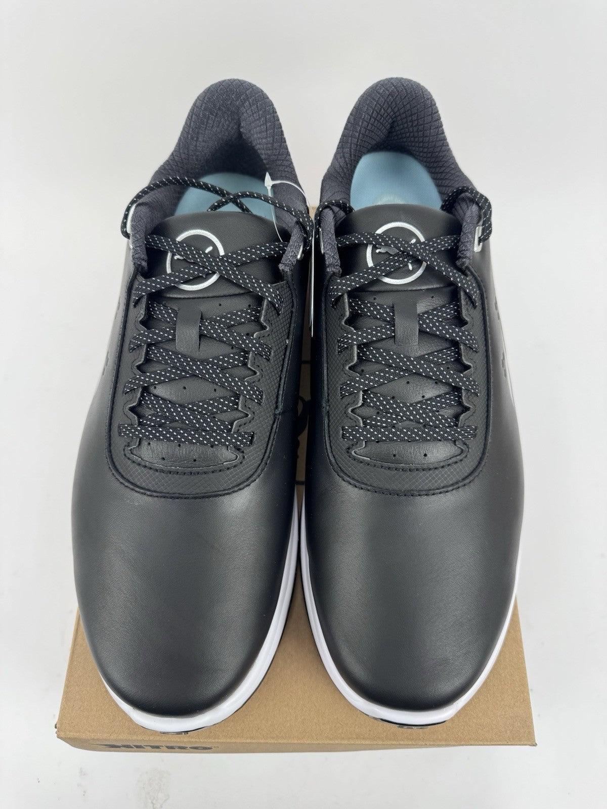 Puma Phantomcat Nitro Men's Golf Shoes Size UK 10.5 Black Silver Yellow/320173