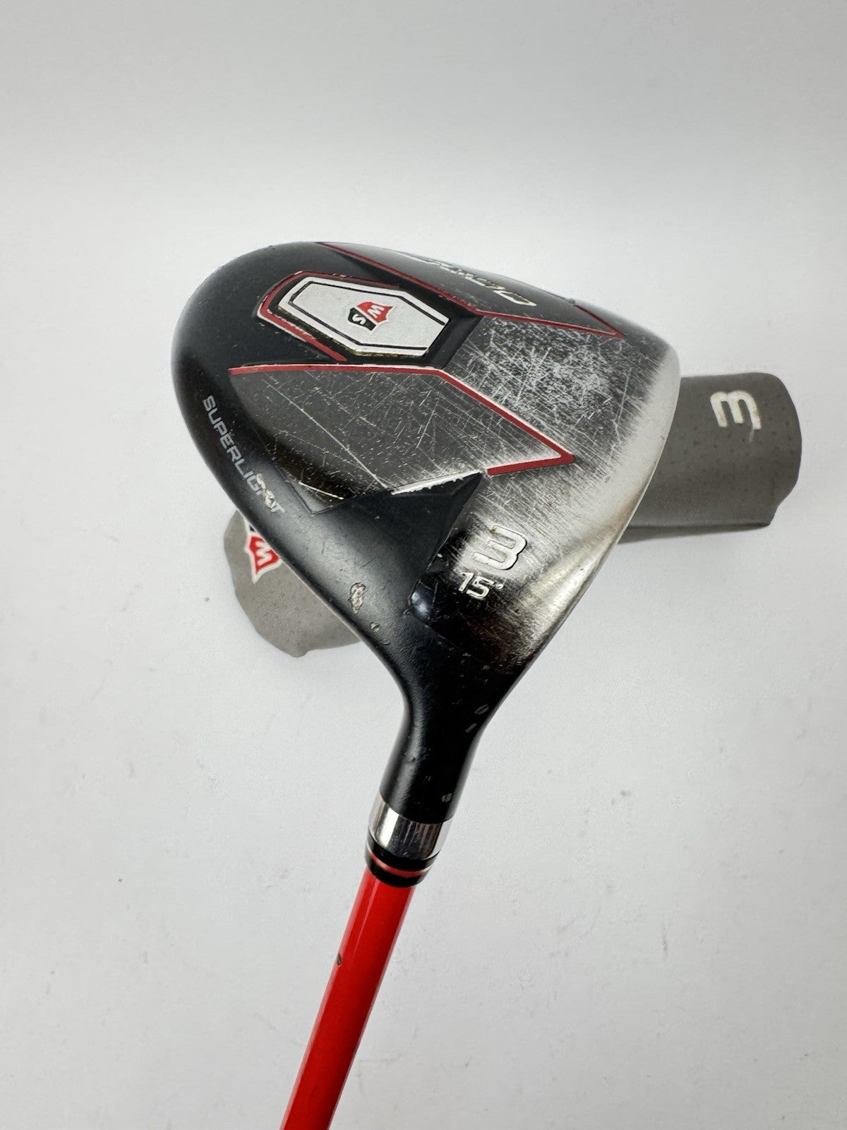 Wilson D300 3 Wood 15* Regular Flex Graphite /Right Handed /Headcover /334161
