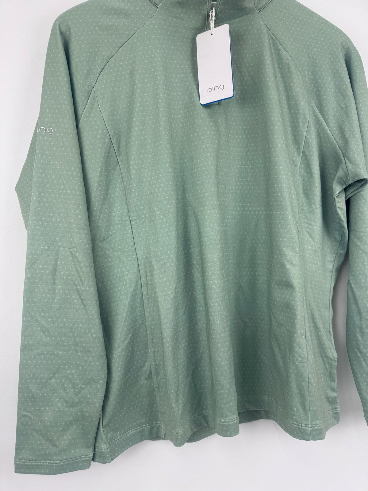 PING Jasmine P93767 Ladies Golf Pullover Zip Up Green Size UK 14/316685
