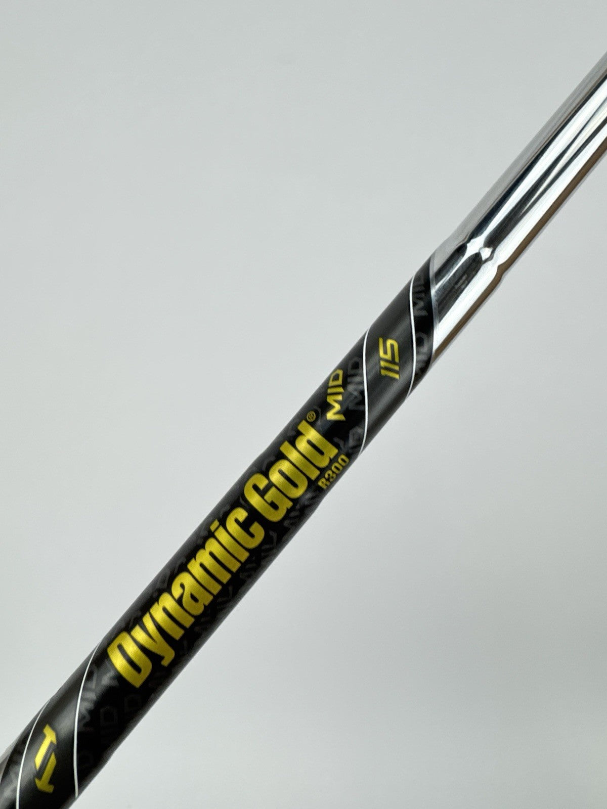Dynamic Gold 115 Iron Shaft Mid R300 Regular Flex Steel 35.75” /0.355 /327616