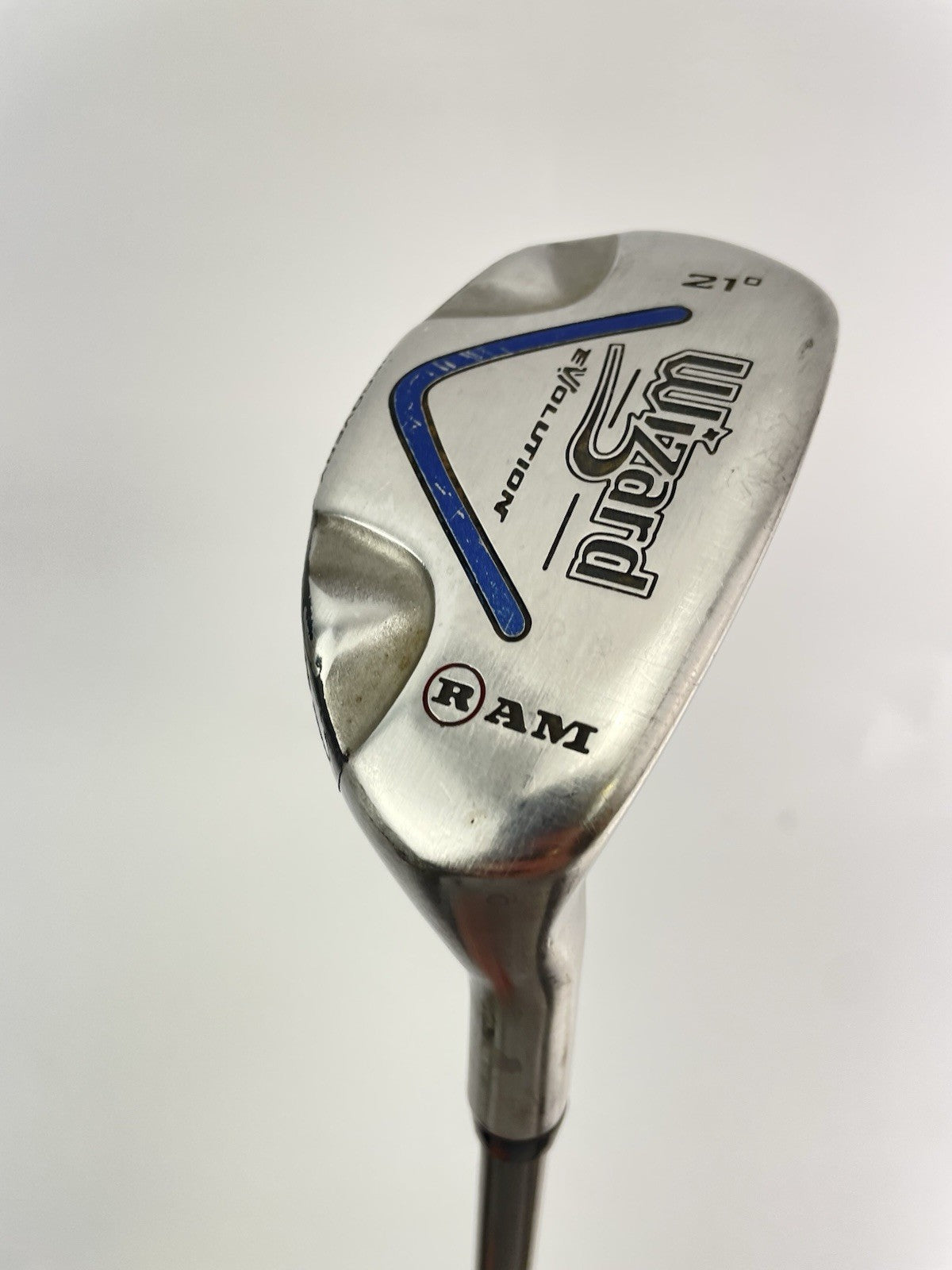 Ram Golf Hybrid 21* Wizard Stiff Flex Graphite /Right Handed /New Grip /277483