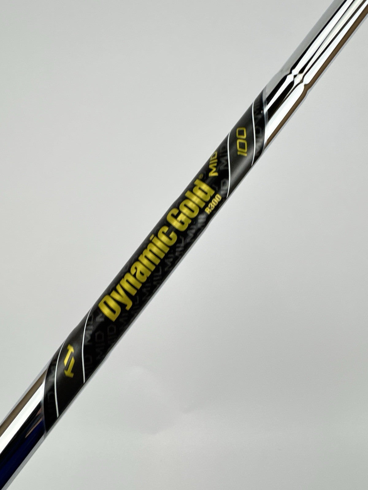 Dynamic Gold Mid 100 Iron Shaft S300 Stiff Flex Steel 35.5”/0.370 Parallel/323735