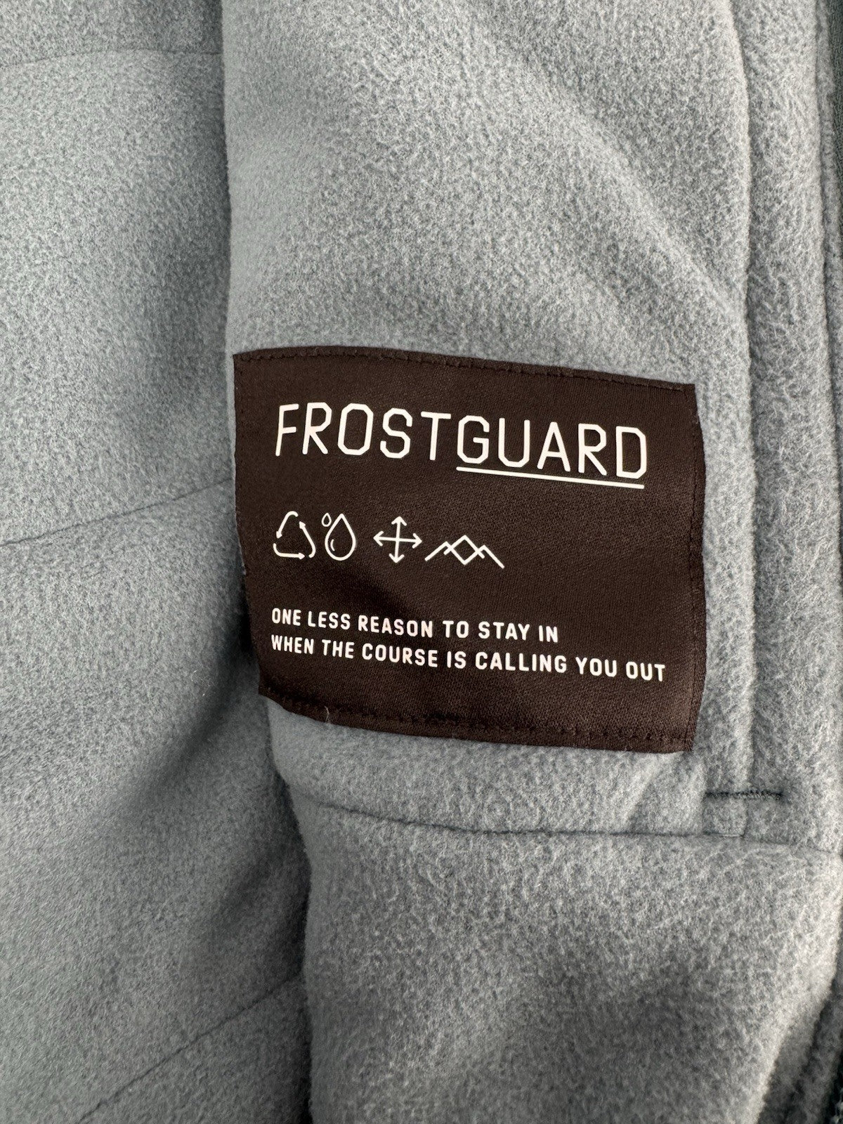 Mens Adidas Ultimate365 Tour Frostguard Jacket Size Small Aqua Full Zip/3273413