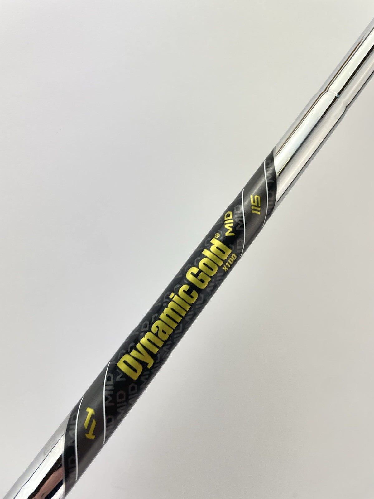 Dynamic Gold Mid 115 Iron Shaft X100 X Flex Steel 35” /0.355 Tapered /296043