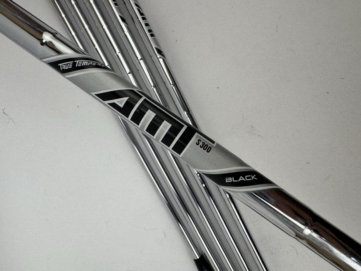 Sub70 TAII Irons 5-PW Blackout Forged AMT Black S300 Stiff Steel /New /3555910