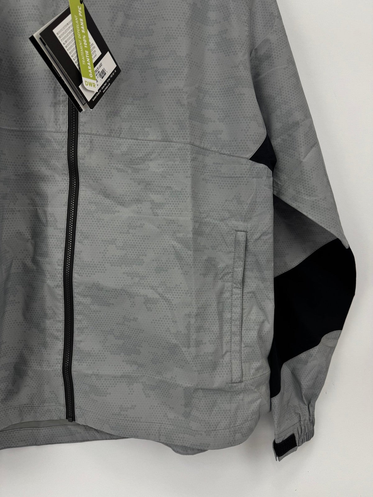 FootJoy Hydrolite X Jacket Mens Size M Grey Camo Waterproof Lightweight/337686