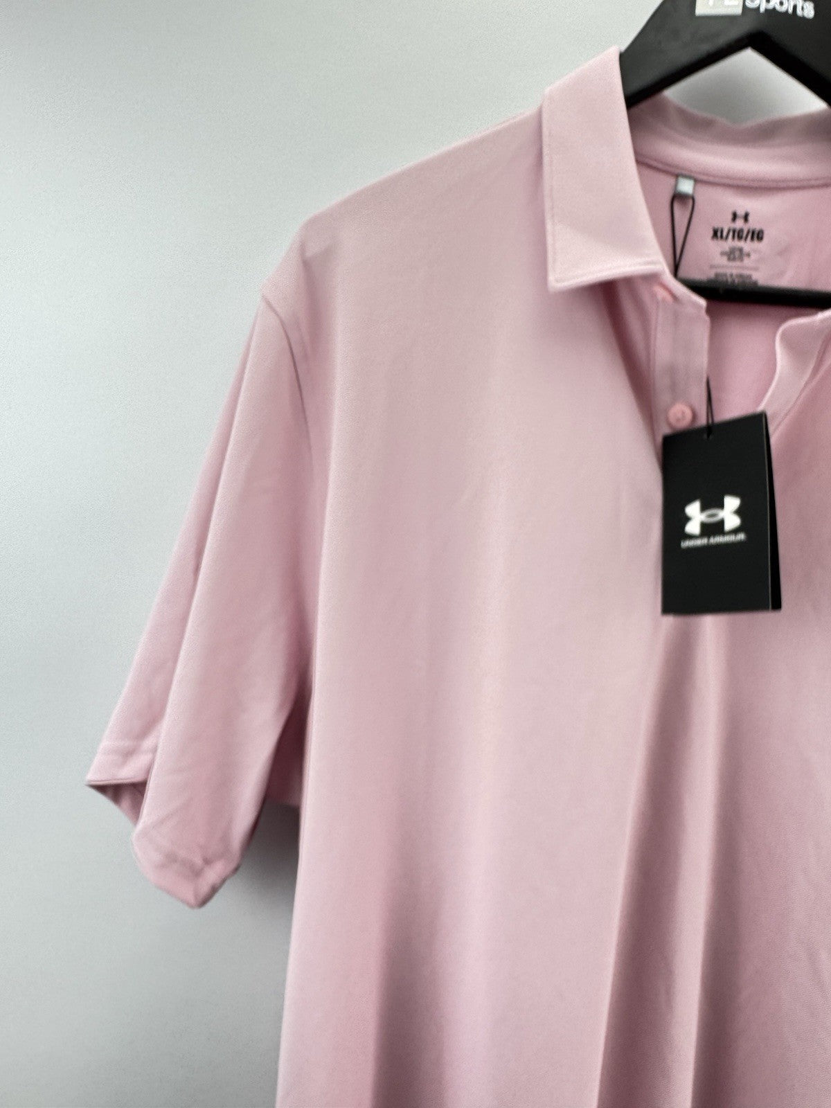 Under Armour Golf Polo T2G Pique Mens UK XL /Pink /New /285172