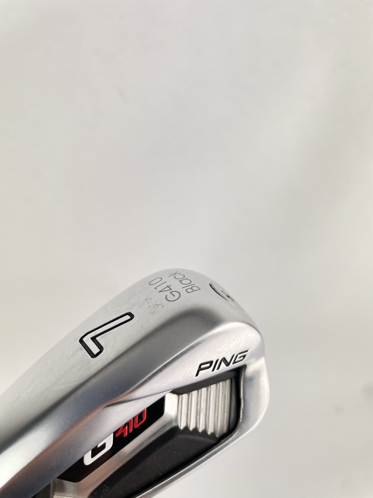 Ping G410 7 Iron Senior Left Handed Matrix Graphite /Black Dot /Demo /166733