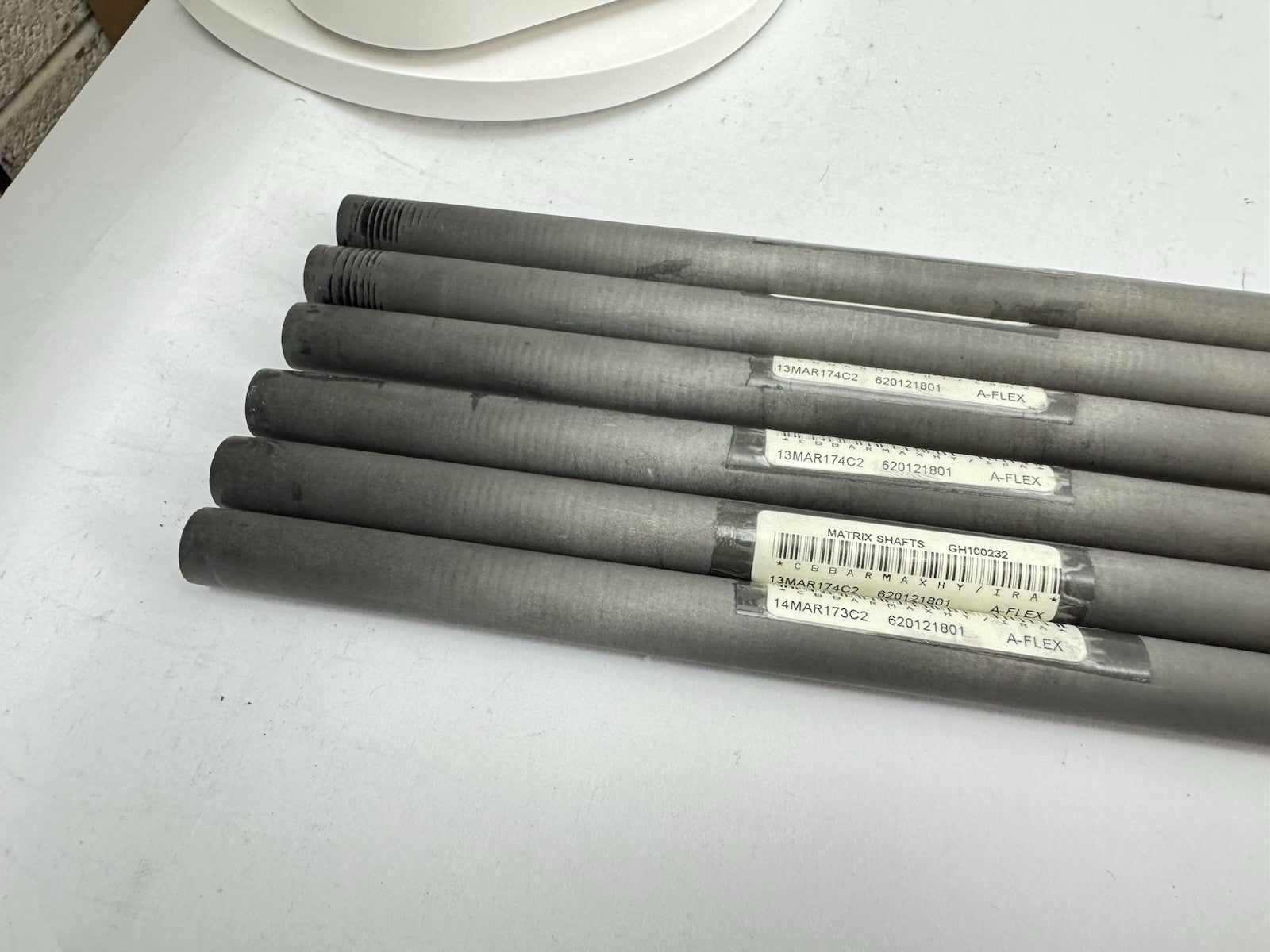 Matrix Ozik White Tie Iron Shaft Set (7) X4 Lite Senior Graphite 42”/0.370/New7