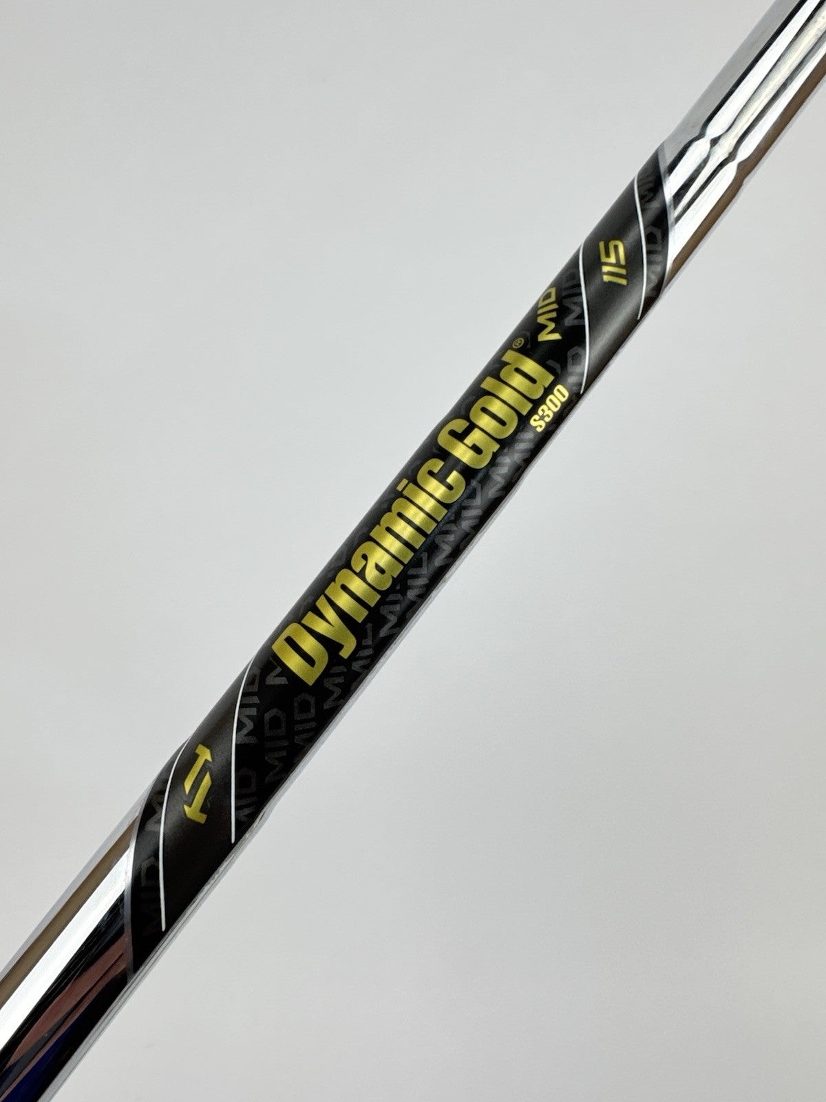Dynamic Gold 115 Iron Shaft Mid S300 Stiff Flex Steel 36”/0.355 Tapered/332733