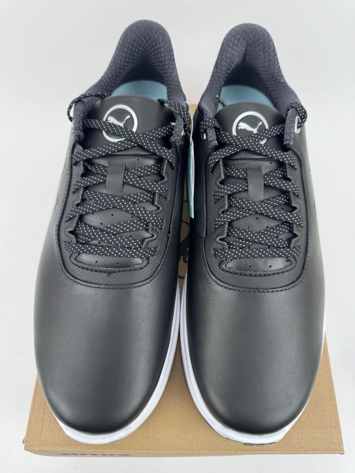 Puma Phantomcat Nitro Men's Golf Shoes Size UK 9.5 Black Silver Yellow/320163