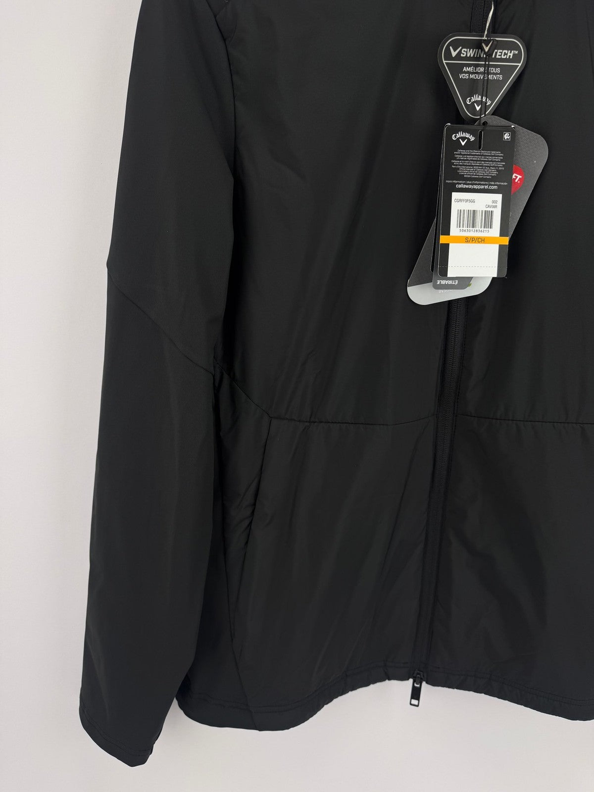 Callaway Weather Series Mens Golf Jacket Black Caviar Size S/323893