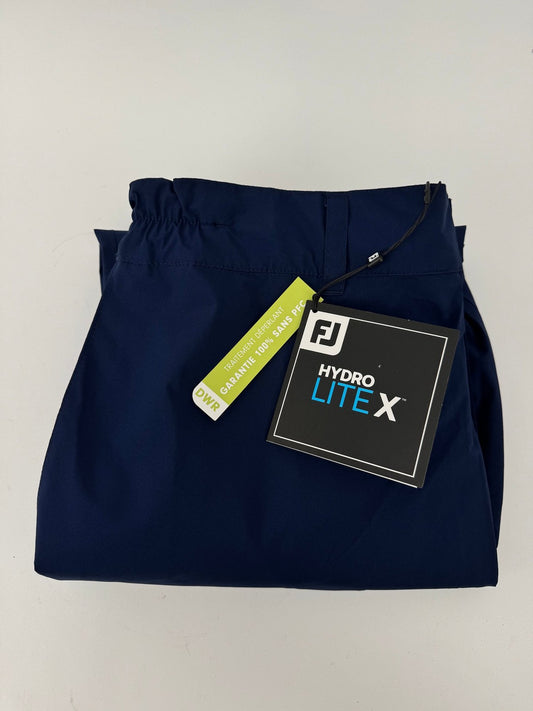 FootJoy HydroLite X Rain Trousers Men's XL Navy Waterproof Lightweight/334460