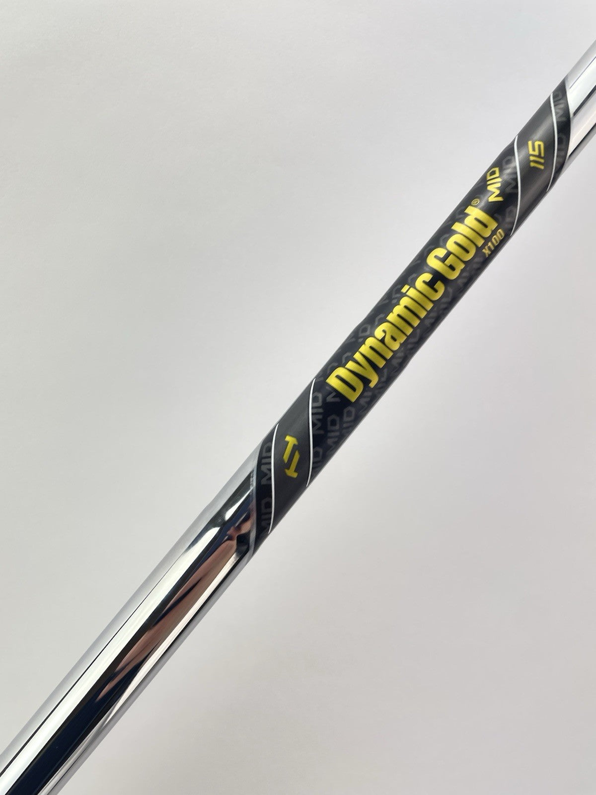 Dynamic Gold Mid 115 Iron Shaft X Flex Steel 35.25” /0.355 Tapered /282082