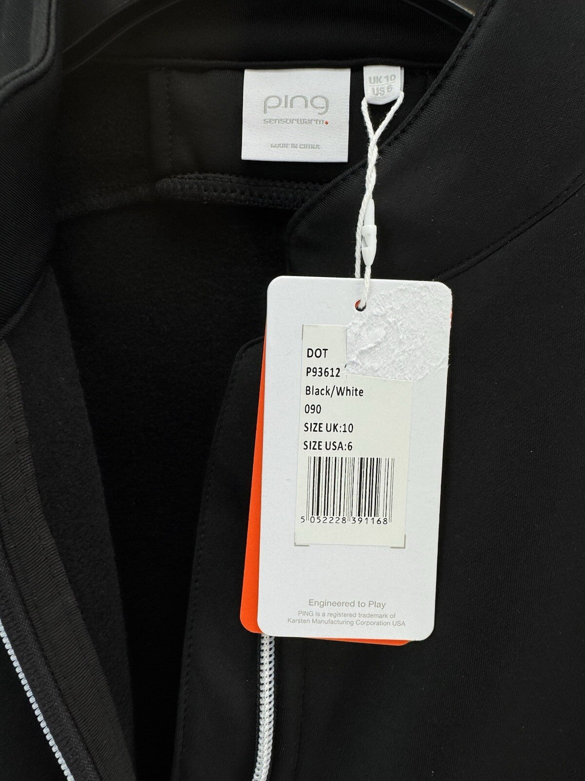 Ping Ladies Golf Gilet Dot Water Resistant UK  10 /Sensorwarm /New /223798
