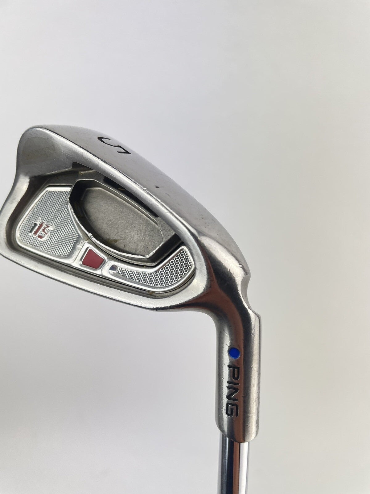 Ping i15 5 Iron Blue Dot Regular Flex Steel /Right Handed /New Grip /176841