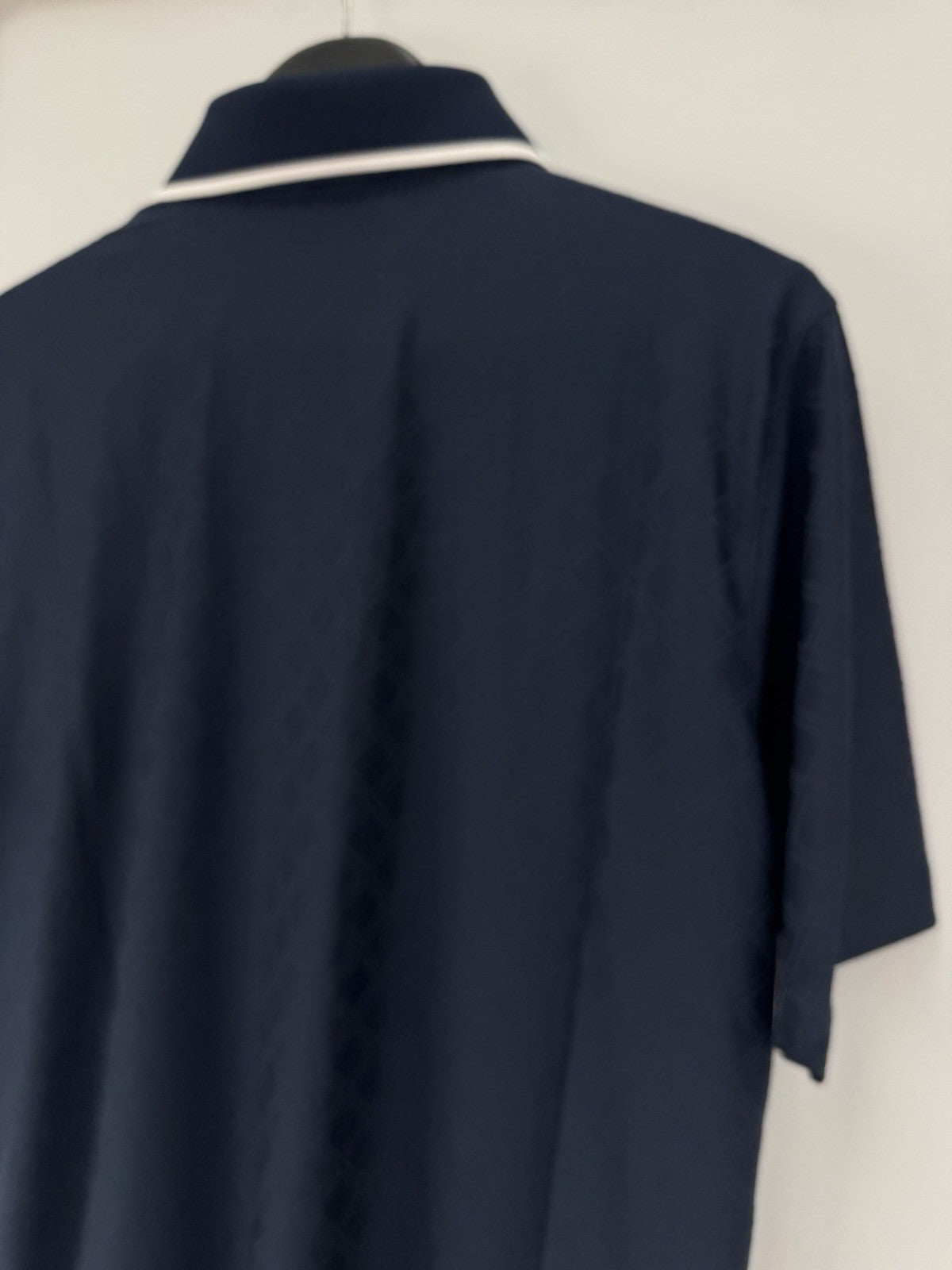 PUMA X Arnold Palmer Tipped Jac Golf Polo Shirt Men's Size UK Medium Navy/352977