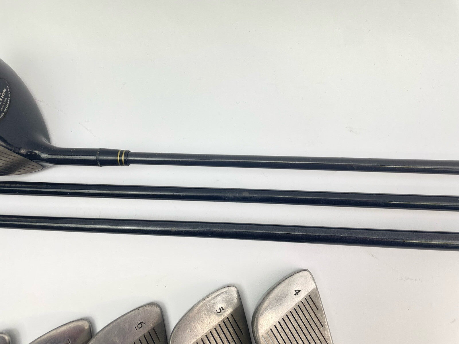 Mens Golf Package Set -1” Regular Flex Graphite 12 Clubs /New Grips /Right /Bag13