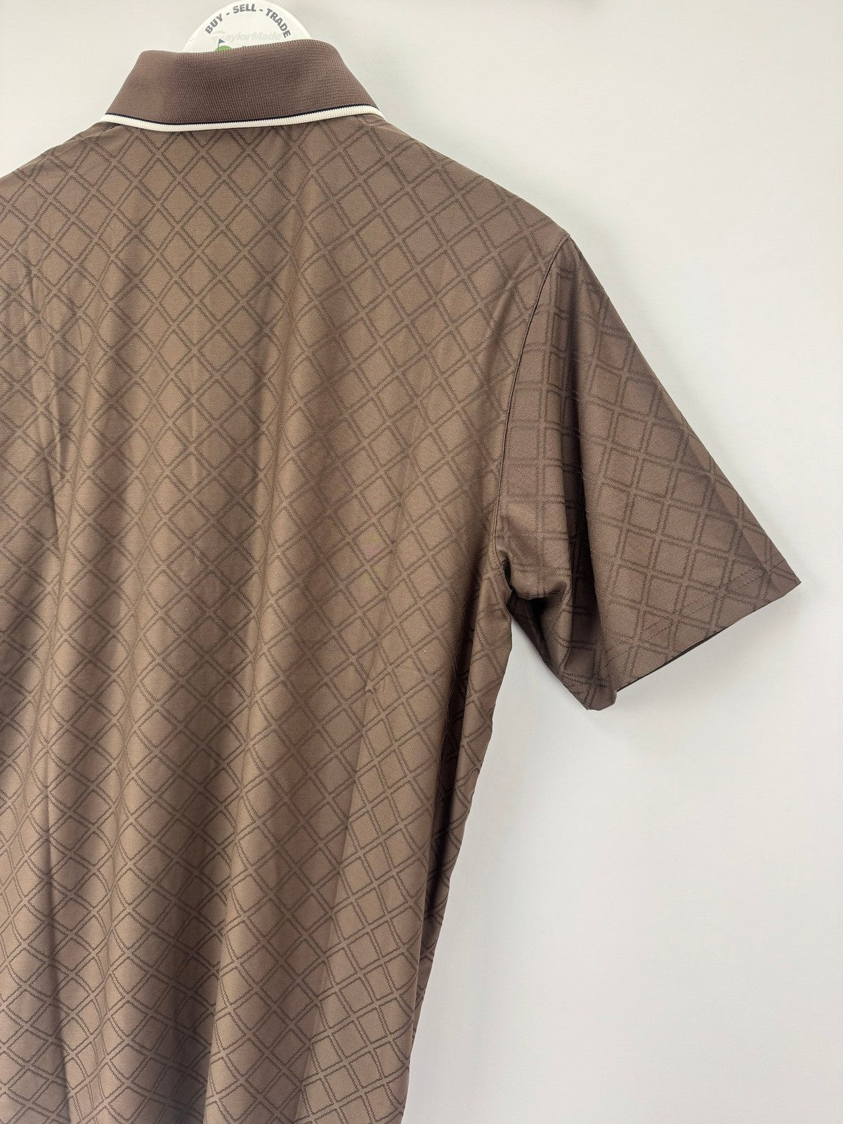 PUMA X Arnold Palmer Tipped Jac Golf Polo Shirt Men's Size XL Flat Bronze/336146