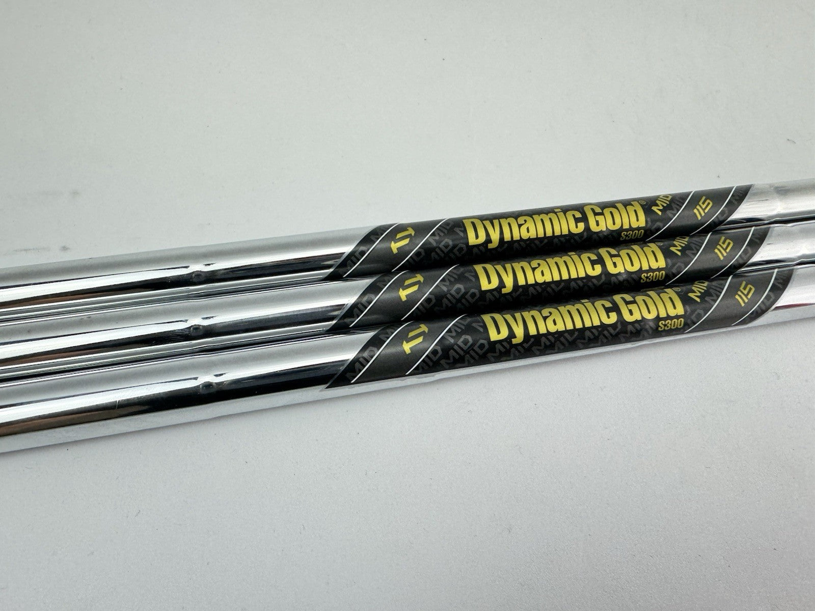 Dynamic Gold Wedge Shaft Set (3) +1/2 Mid 115 S300  Stiff Steel /0.355 /328931