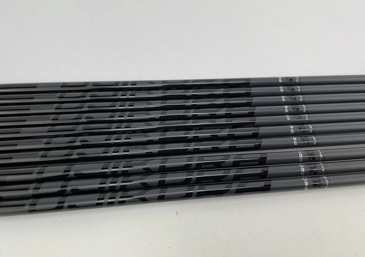 Fujikura Pro 63i Iron Shaft Set (10) Regular Flex Graphite Shafts /New Uncut0