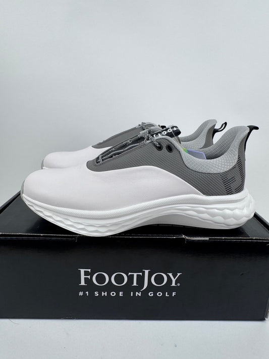FootJoy Quantum Golf Shoes Men's UK Size 7.5 Grey White Comfort Foam/314250