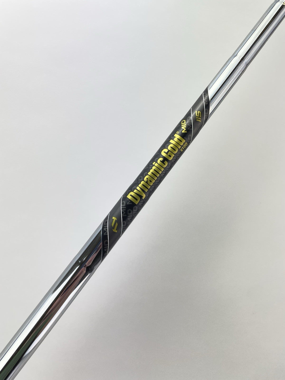 Dynamic Gold Mid 115 Iron Shaft X100 X Flex Steel 35.25” /0.355 Tapered /288370