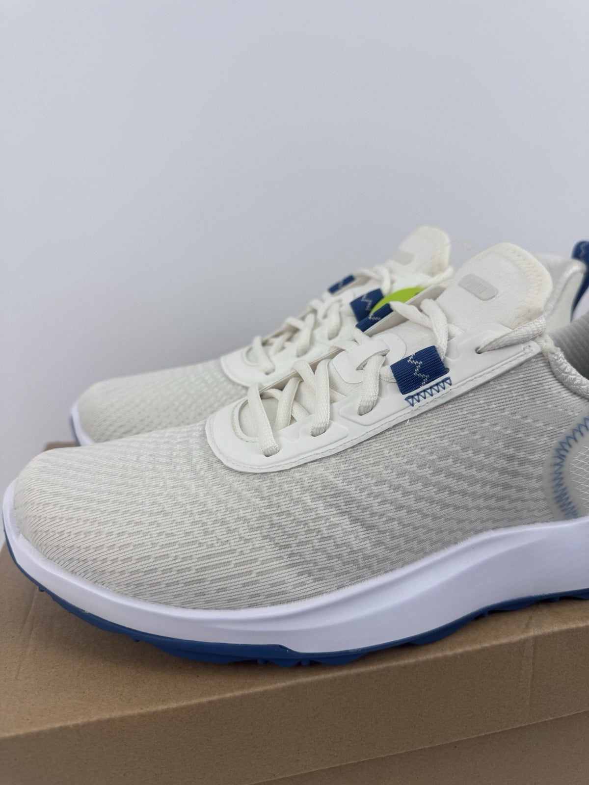 Puma Fusion Crush Sport Women's Trainers Size UK 8 White Blue Breathable/323453