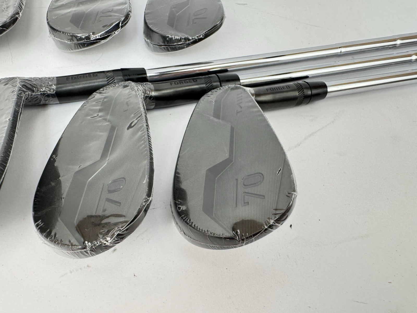 Sub 70 TAII Irons 5-PW Forged Blackout Mid 115 S300 Stiff Flex Steel /New /351591