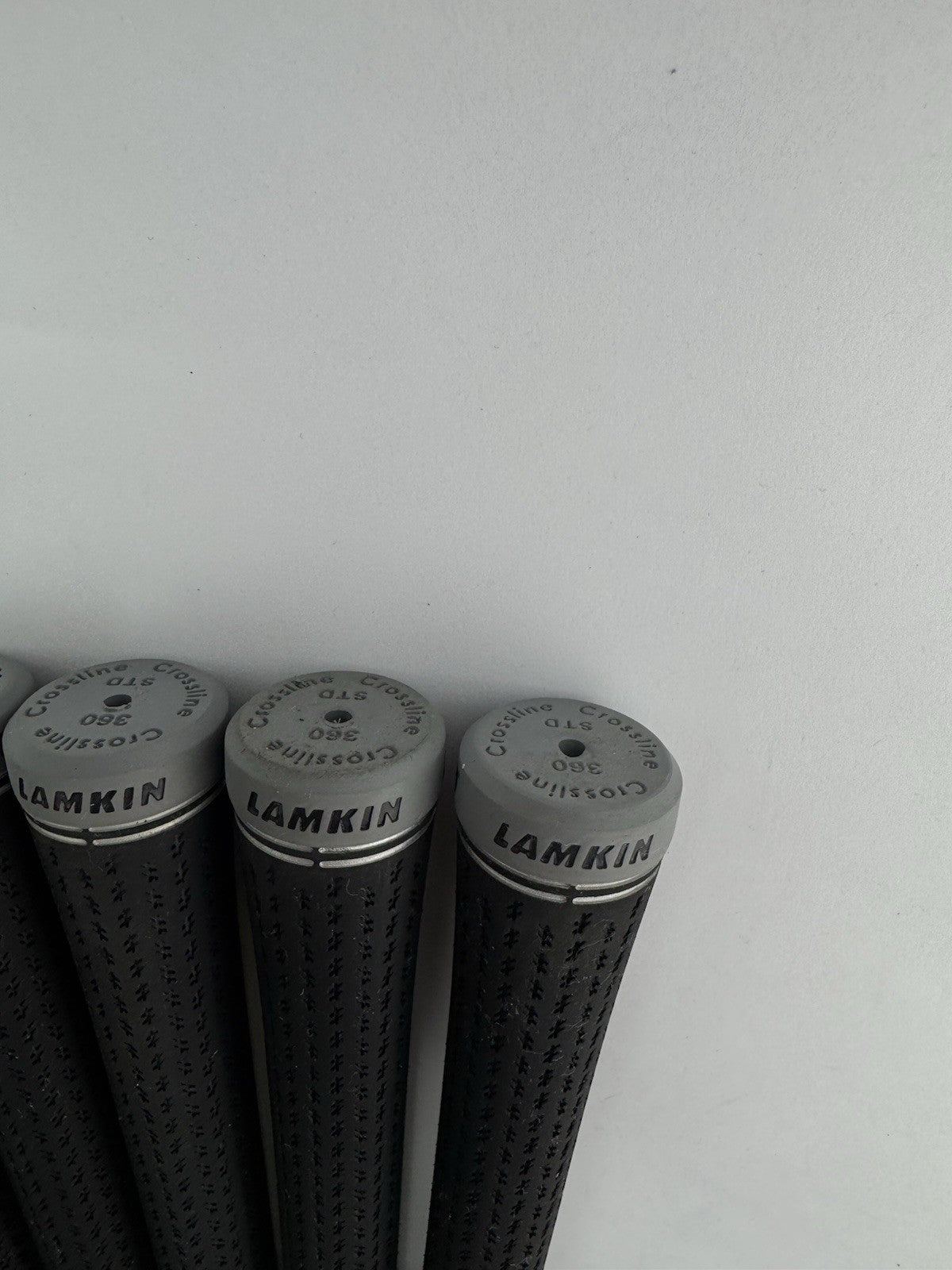 Lamkin Crossline Golf Grips (6) 360 Mens Standard /Black /Grey /Pulled /296805
