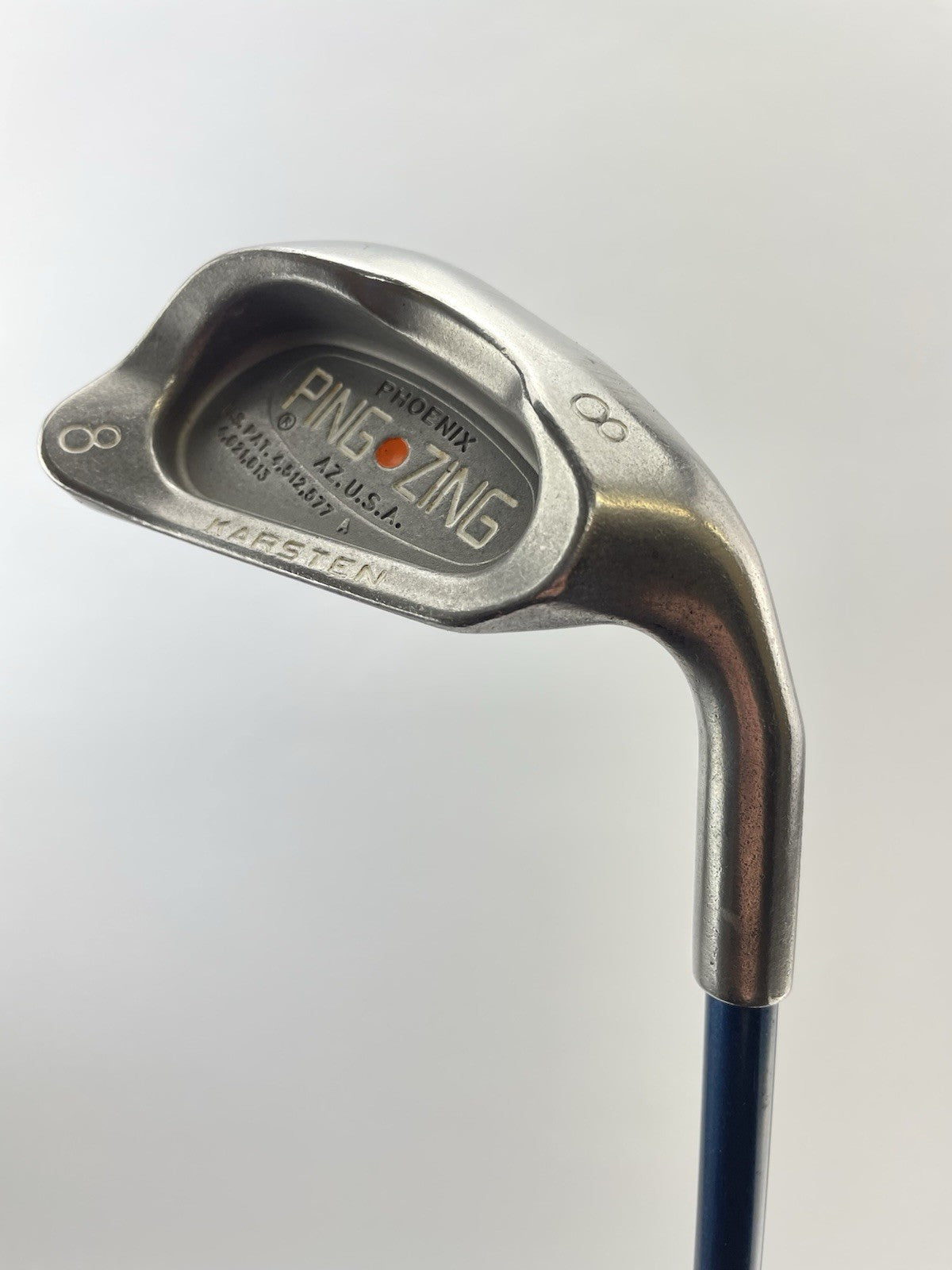 Ping Zing 8 Iron Orange Dot Stiff Flex Graphite /Right /New Midsize Grip /271570