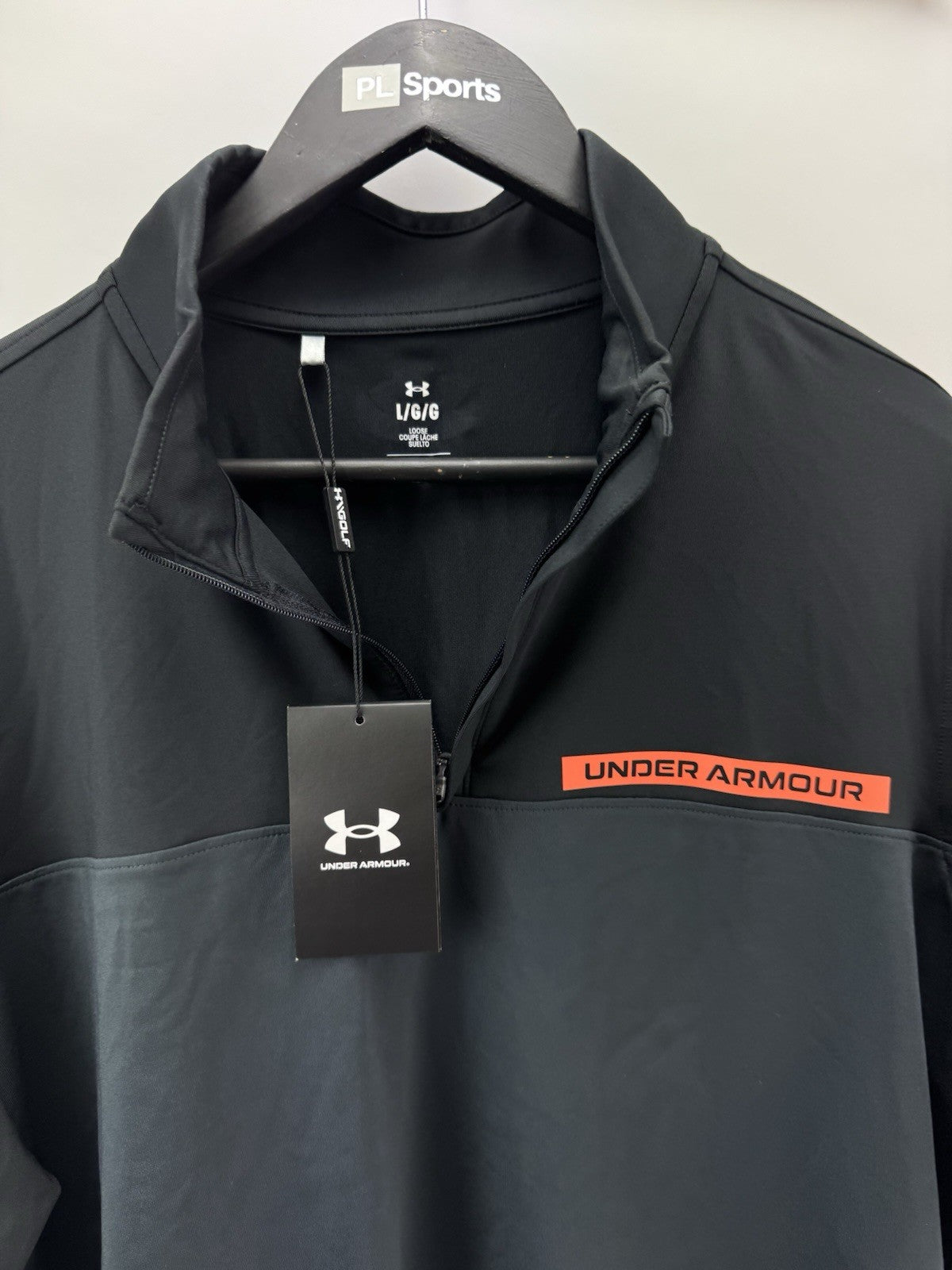 Under Armour Golf Pullover T2G 1/4 Zip Navy /Mens UK Large /New /294813