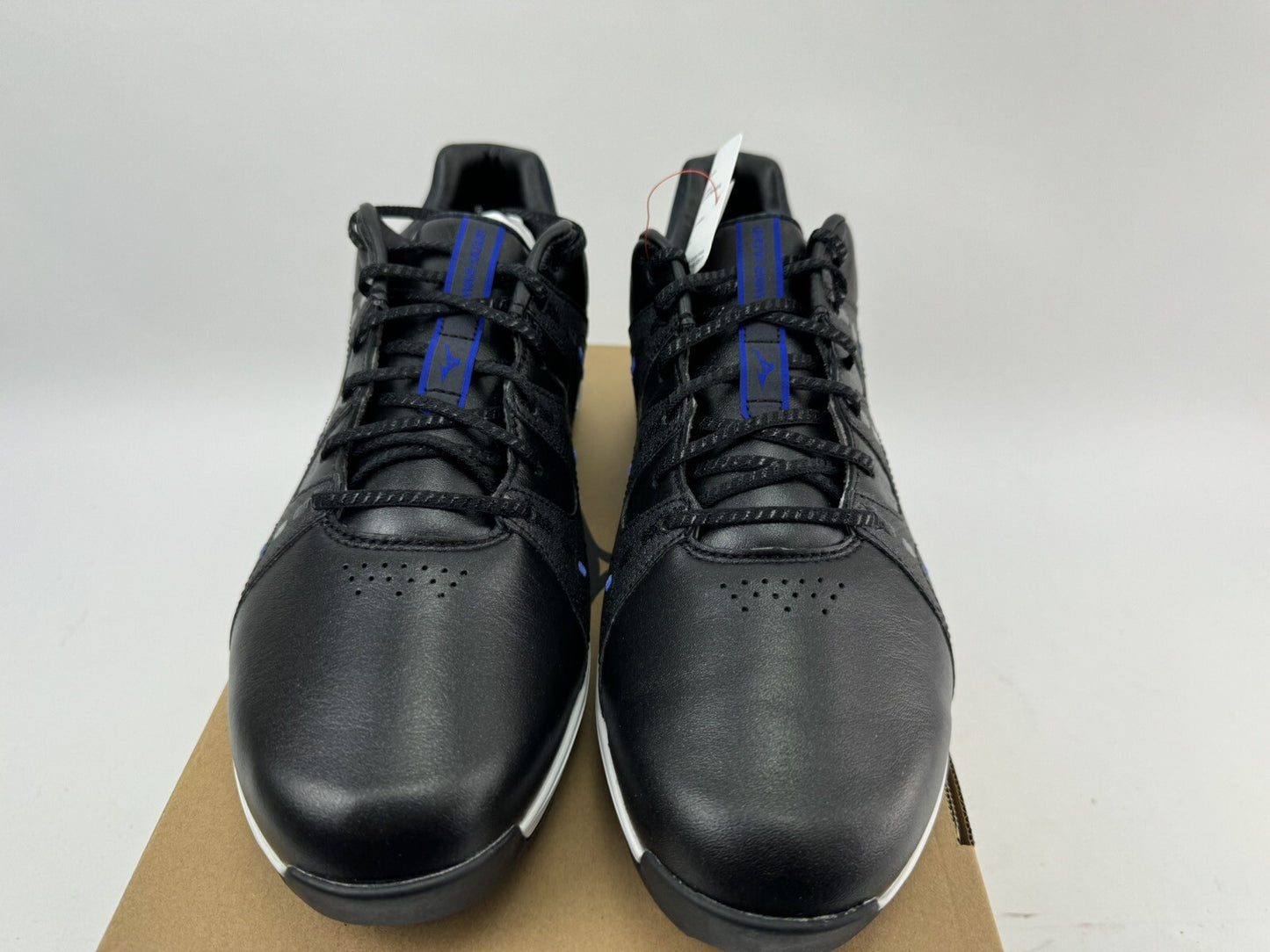 Mizuno Wave Hazard Golf Shoes Mens UK 9 Black/Blue /Spikeless /New /196076
