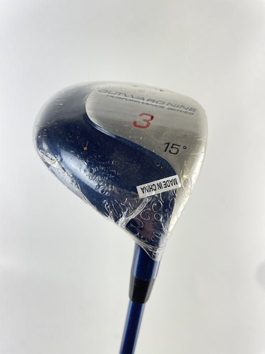 Outward Nine Ladies 3 Wood 15* Womens Flex Graphite /Right Handed /New /157540
