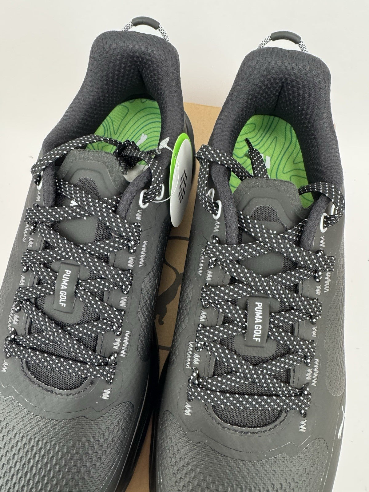 Puma IGNITE Elevate X Golf Shoes Men's Size UK 7.5 Black Waterproof/321244