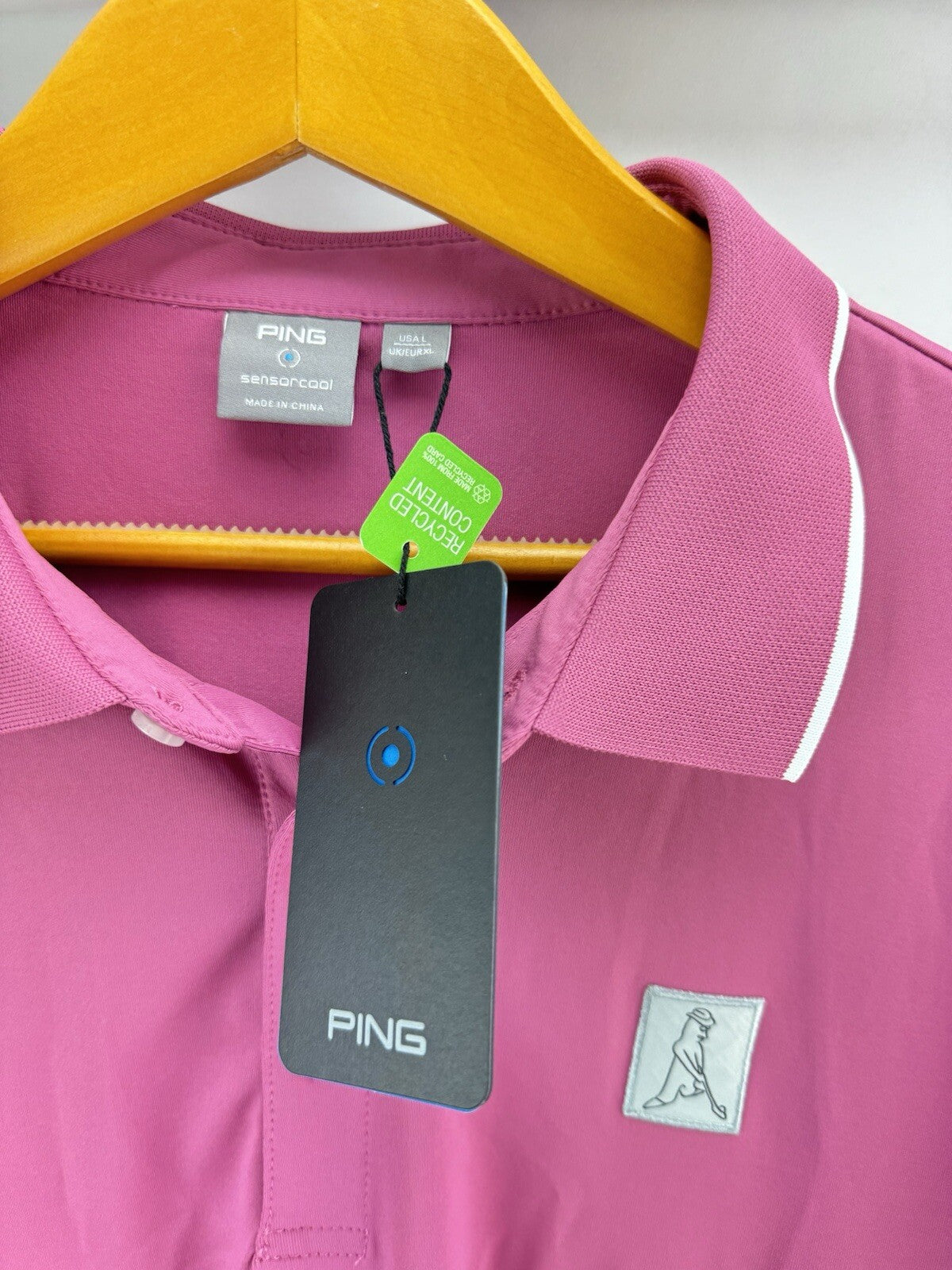 Ping Golf MR.Ping Polo II Mens UK XL /Beet Red /New /199017
