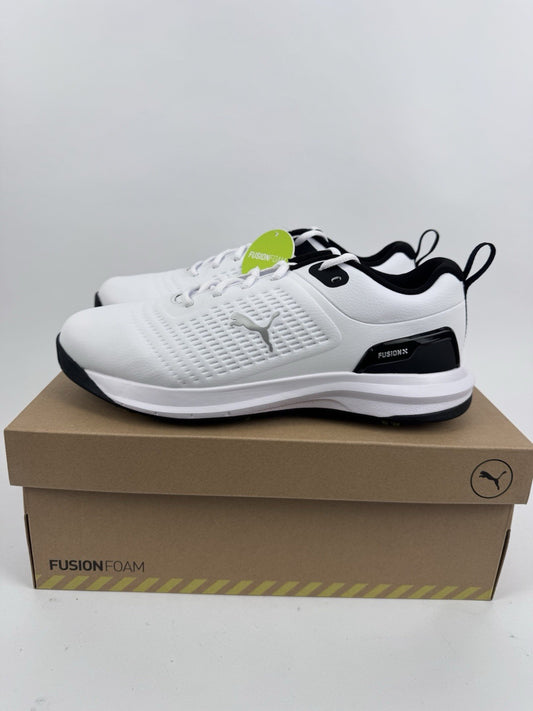 Puma Fusion Foam Fusion Plus Golf Shoes Mens Size UK 8  White Black/318600