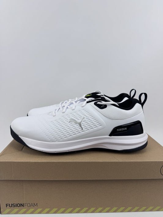 Puma Fusion Foam Fusion Plus Golf Shoes Mens Size UK 8 White Black Regular/321610