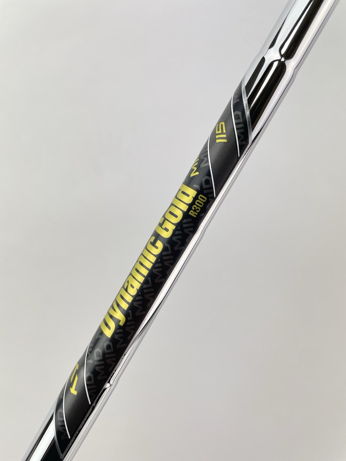 Dynamic Gold 115 Iron Shaft Mid R300 Regular Flex Steel 35.75” /0.355 /253397