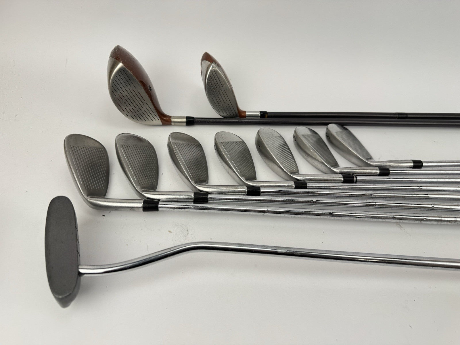 Mens Golf Package Set 10 Clubs Regular Flex /Right Handed /New Grips /Bag /344024