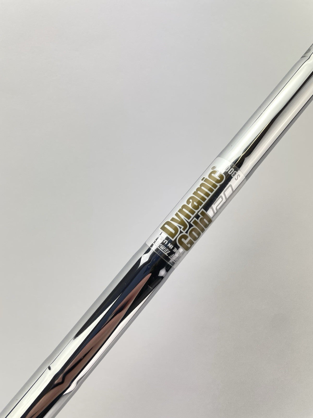 Dynamic Gold 120 Iron Shaft S300 Stiff Flex Steel 35.75 /0.355 Tapered /289122