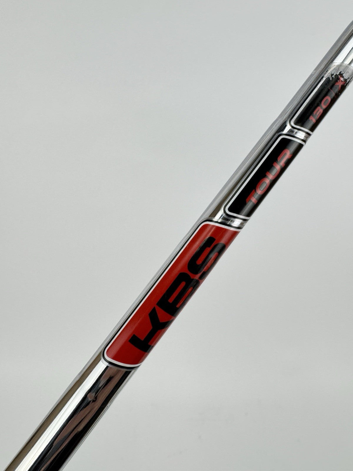 KBS Tour 130 Iron Shaft X Flex Steel 35.25” /0.355 Tapered /316930