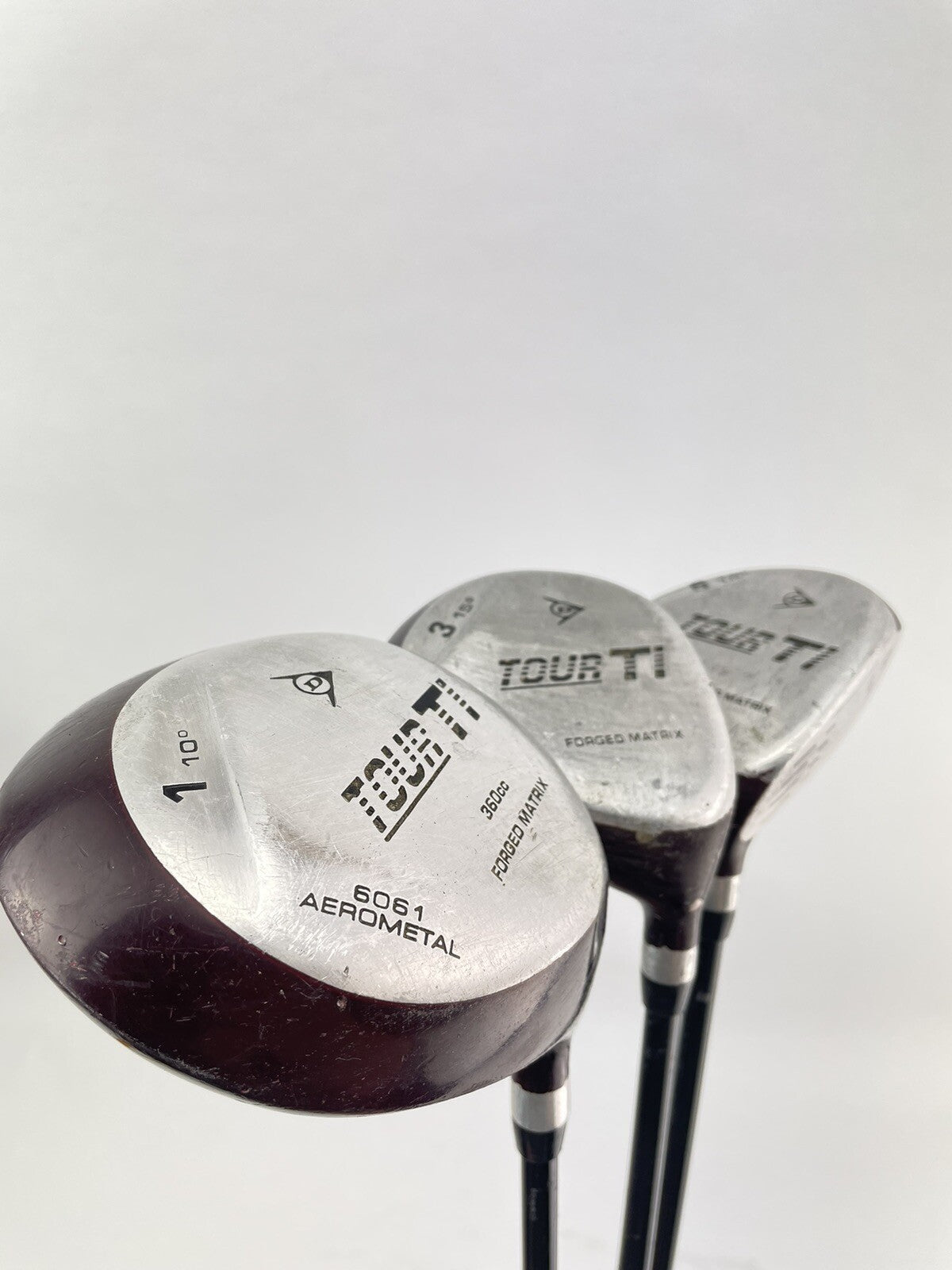 Dunlop Golf Fairway Wood Set 1,3&5 Woods Firm Graphite /Right /New Grips /207230