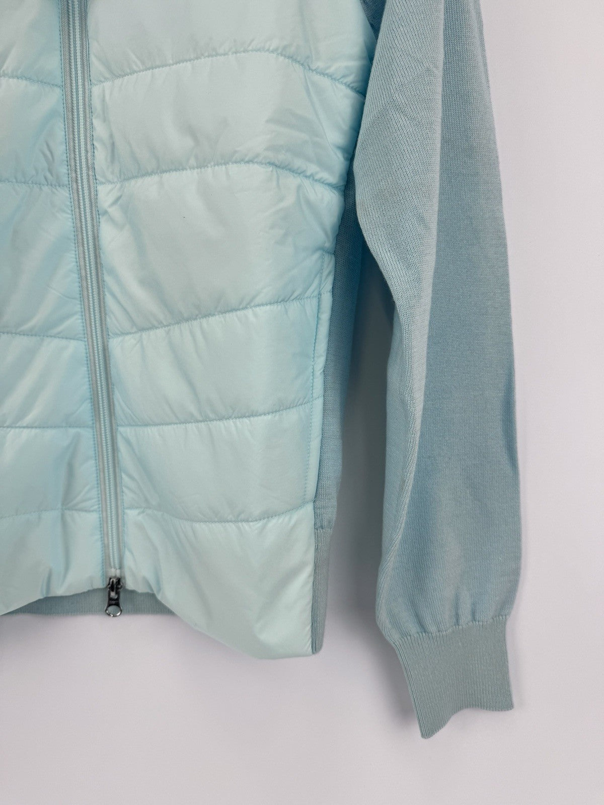 Ping Fran Golf Jacket Women's Size UK 10 Opal Light Blue Zip Up Quilted/315213