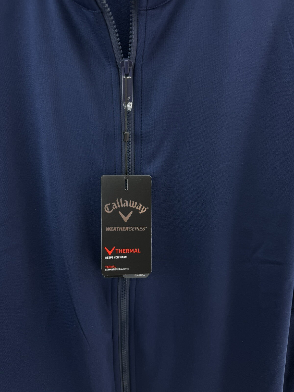 Callaway Mens Thermal Gilet High Gauge UK XXL /Full Zip /Navy /New /207165